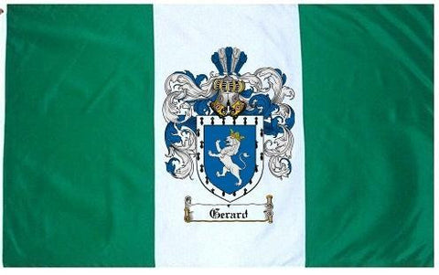 Gerard family crest coat of arms flag