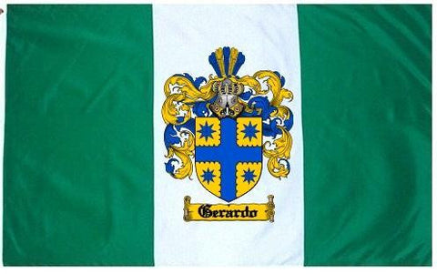 Gerardo family crest coat of arms flag