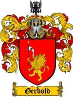 Gerbold coat of arms family crest download