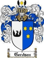 Gerdsen coat of arms family crest download