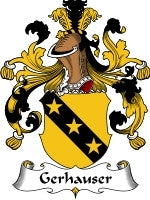 Gerhauser coat of arms family crest download