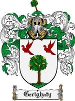 Gerighaty coat of arms family crest download