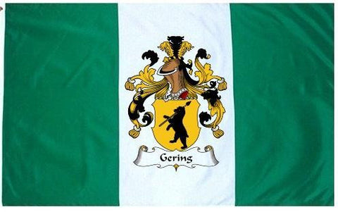 Gering family crest coat of arms flag