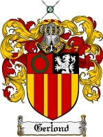 Gerlond coat of arms family crest download