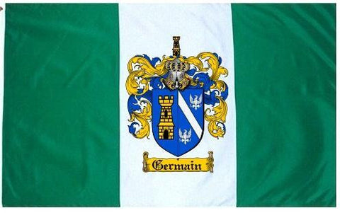 Germain family crest coat of arms flag