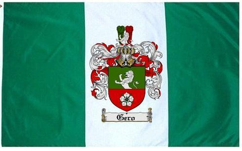 Gero family crest coat of arms flag