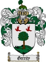 Gerrity coat of arms family crest download