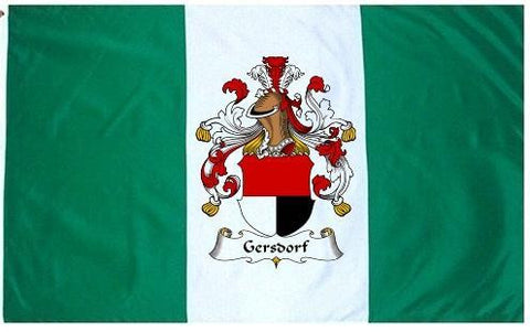Gersdorf family crest coat of arms flag