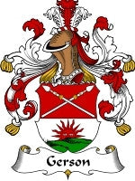 Gerson coat of arms family crest download