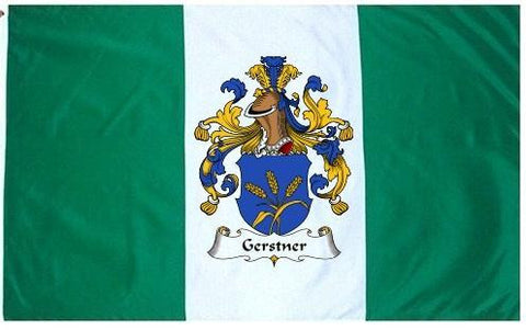 Gerstner family crest coat of arms flag
