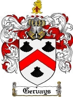 Gervays coat of arms family crest download