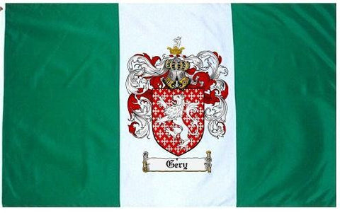 Gery family crest coat of arms flag