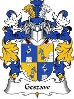 Geszaw coat of arms family crest download