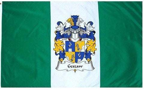 Geszaw family crest coat of arms flag