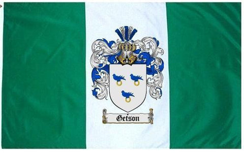 Getson family crest coat of arms flag
