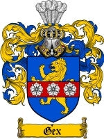 Gex coat of arms family crest download