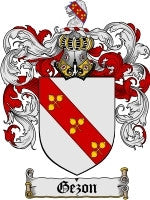 Gezon coat of arms family crest download