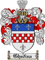 Ghedina coat of arms family crest download