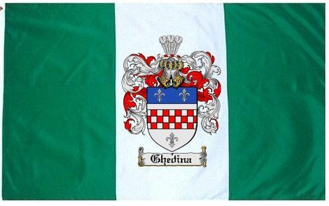 Ghedina family crest coat of arms flag