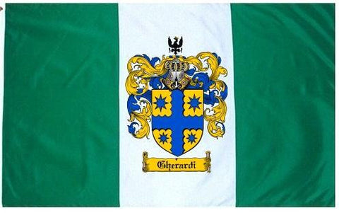 Gherardi family crest coat of arms flag