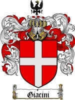 Giacini coat of arms family crest download
