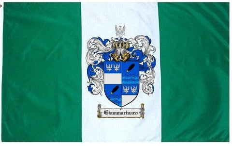Giammarinaro family crest coat of arms flag