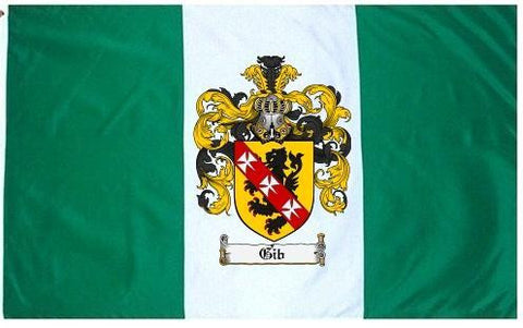Gib family crest coat of arms flag