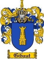 Gibaut coat of arms family crest download