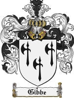 Gibbe coat of arms family crest download