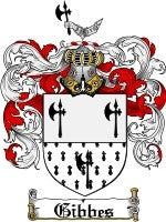 Gibbes coat of arms family crest download