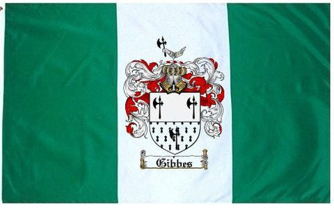 Gibbes family crest coat of arms flag