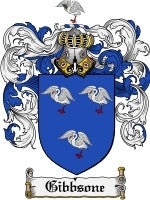 Gibbsone coat of arms family crest download