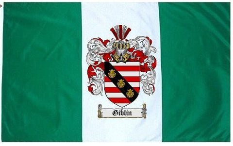 Giblin family crest coat of arms flag