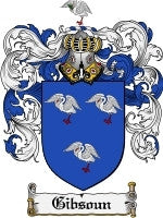 Gibsoun coat of arms family crest download