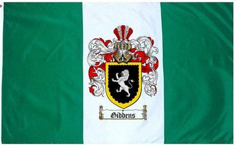Giddens family crest coat of arms flag