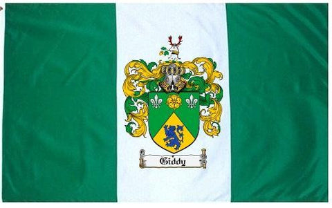 Giddy family crest coat of arms flag
