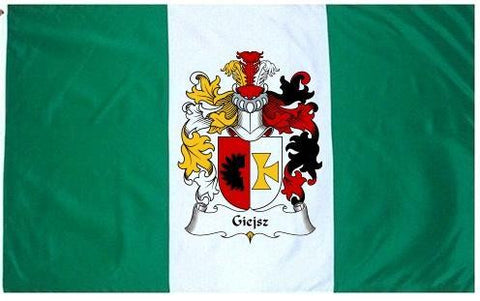 Giejsz family crest coat of arms flag