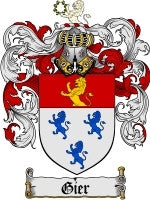 Gier coat of arms family crest download