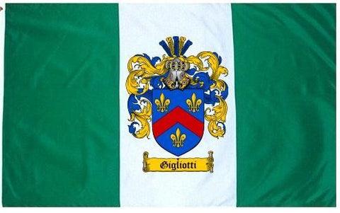 Gigliotti family crest coat of arms flag