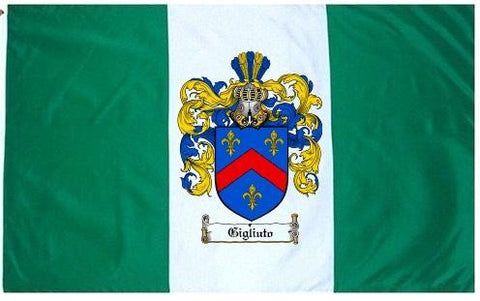 Gigliuto family crest coat of arms flag