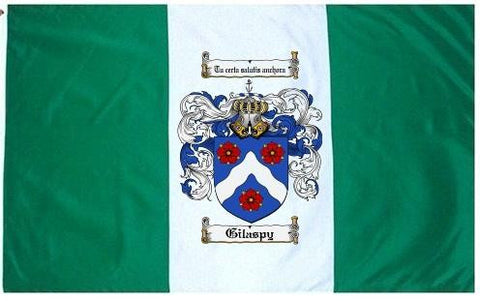 Gilaspy family crest coat of arms flag