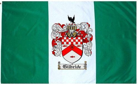 Gilbride family crest coat of arms flag