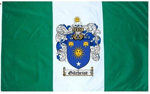 Gilchrist family crest coat of arms flag