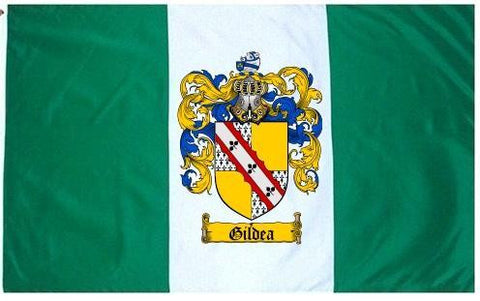 Gildea family crest coat of arms flag