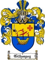 Gilhespey coat of arms family crest download