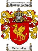 Gillacuddy coat of arms family crest download