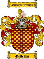 Gillelan coat of arms family crest download