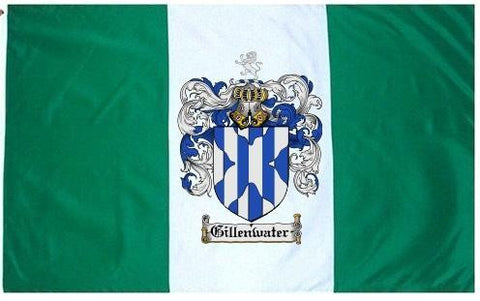 Gillenwater family crest coat of arms flag