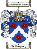 Gillespery coat of arms family crest download