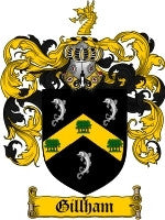 Gillham coat of arms family crest download